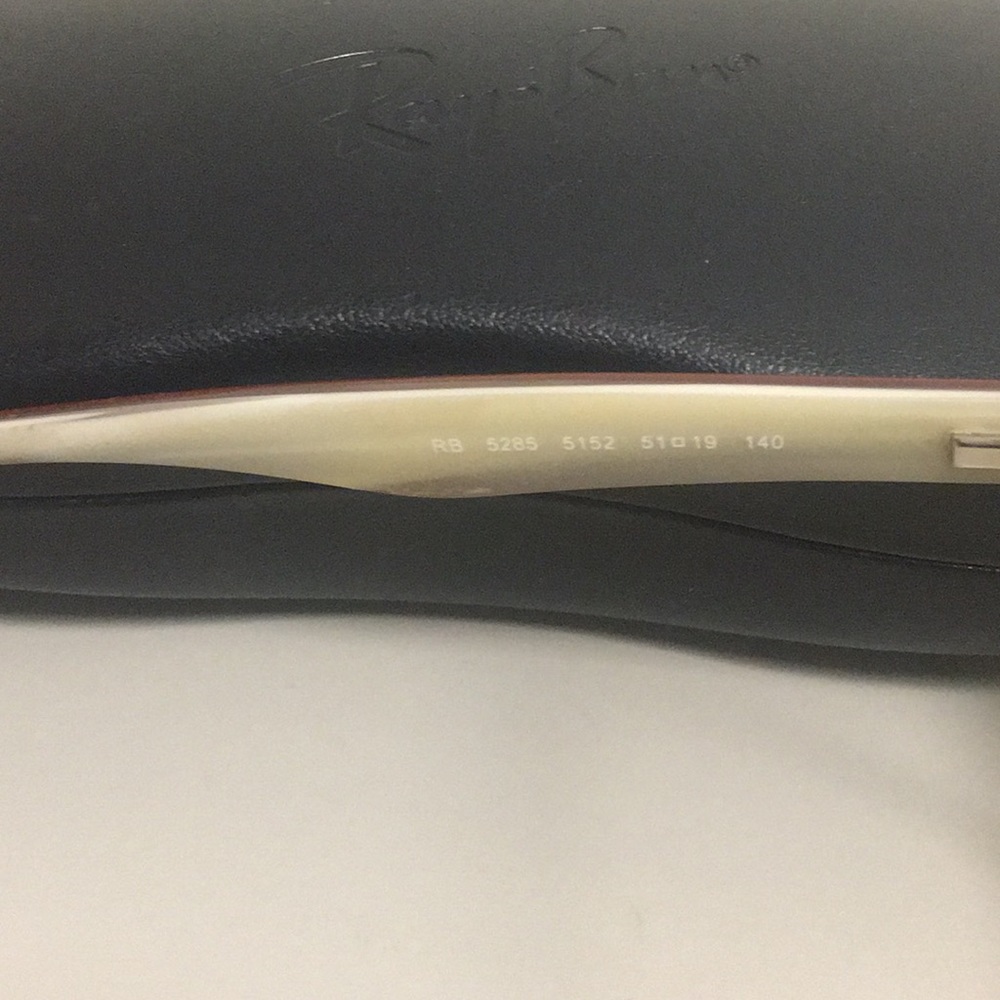 Ray Ban Eye Glasses Maroon/Burgundy - Picture 3 of 4